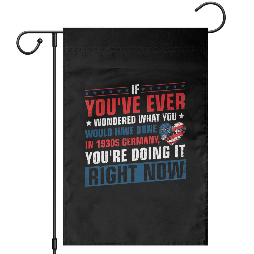 Anti Fascist Garden Flag Political Activism Human Rights