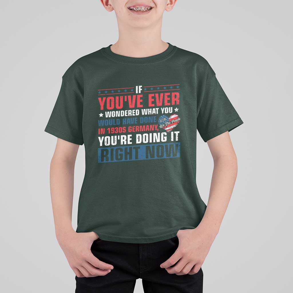 Anti Fascist T Shirt For Kid Political Activism Human Rights