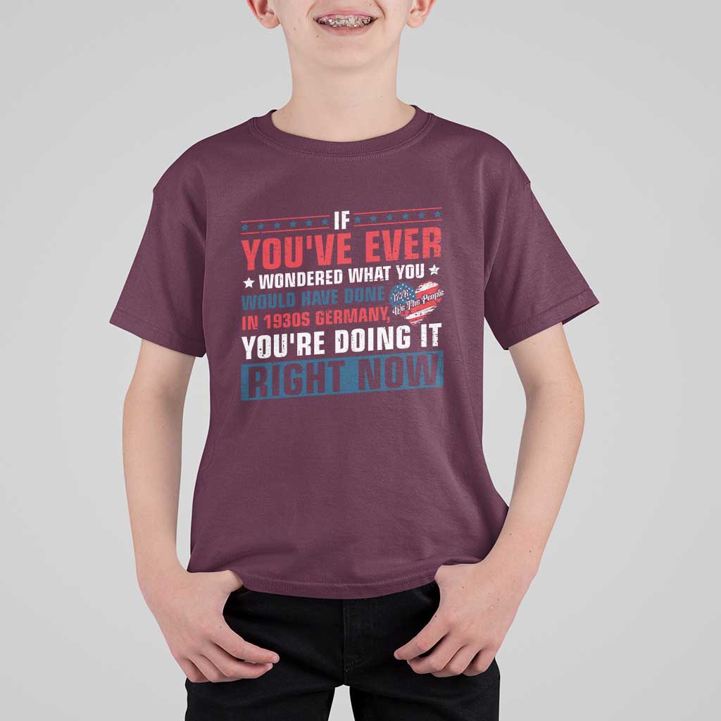 Anti Fascist T Shirt For Kid Political Activism Human Rights