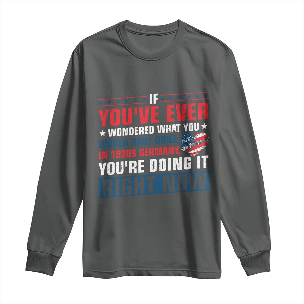 Anti Fascist Long Sleeve Shirt Political Activism Human Rights