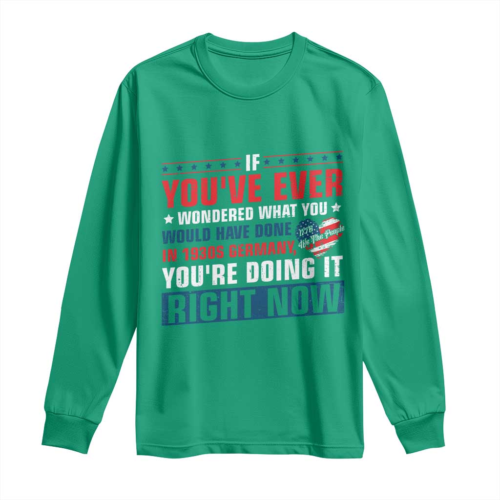 Anti Fascist Long Sleeve Shirt Political Activism Human Rights