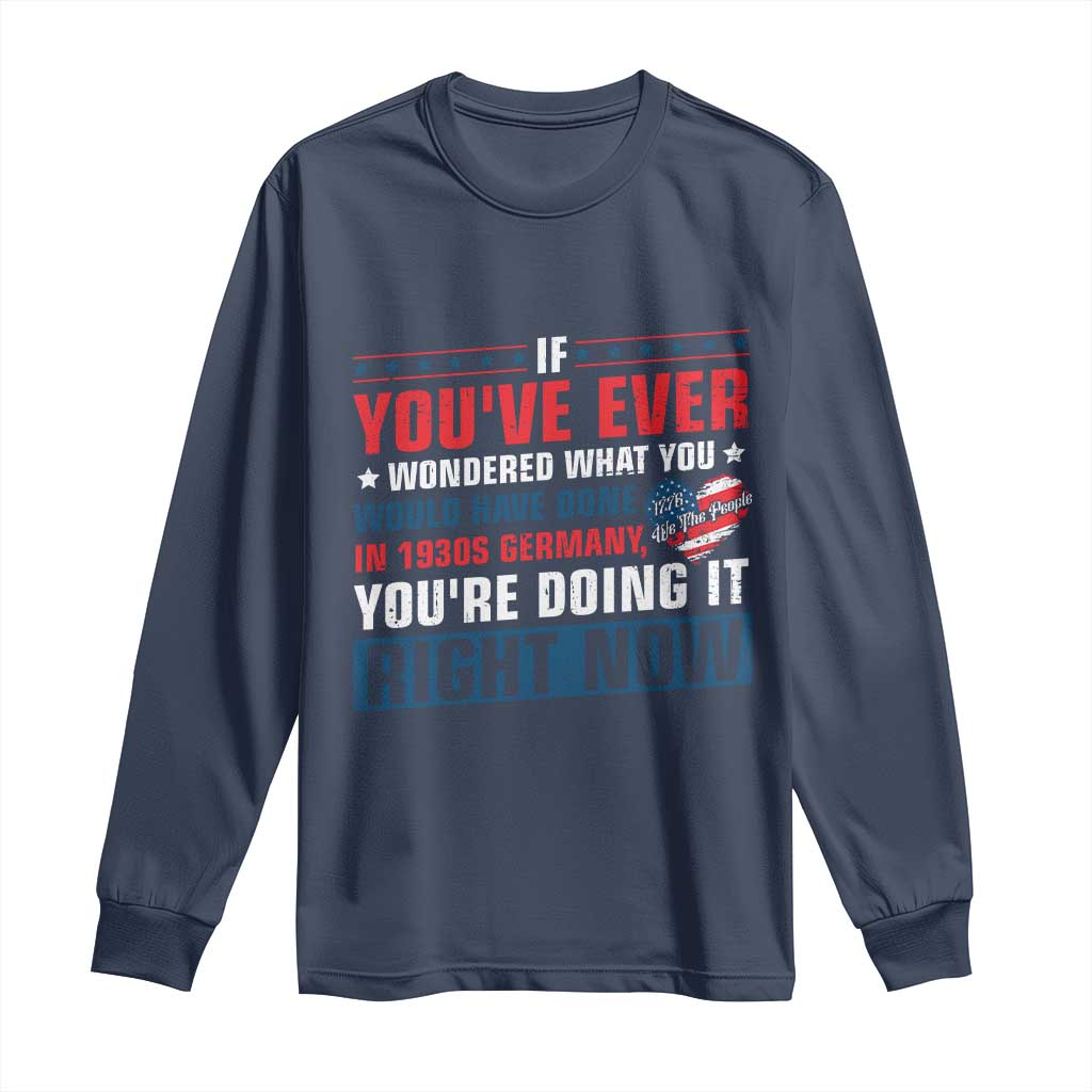 Anti Fascist Long Sleeve Shirt Political Activism Human Rights