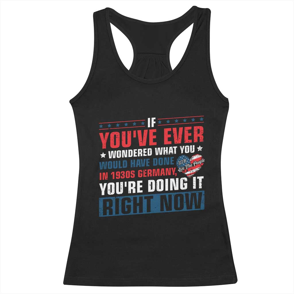 Anti Fascist Racerback Tank Top Political Activism Human Rights