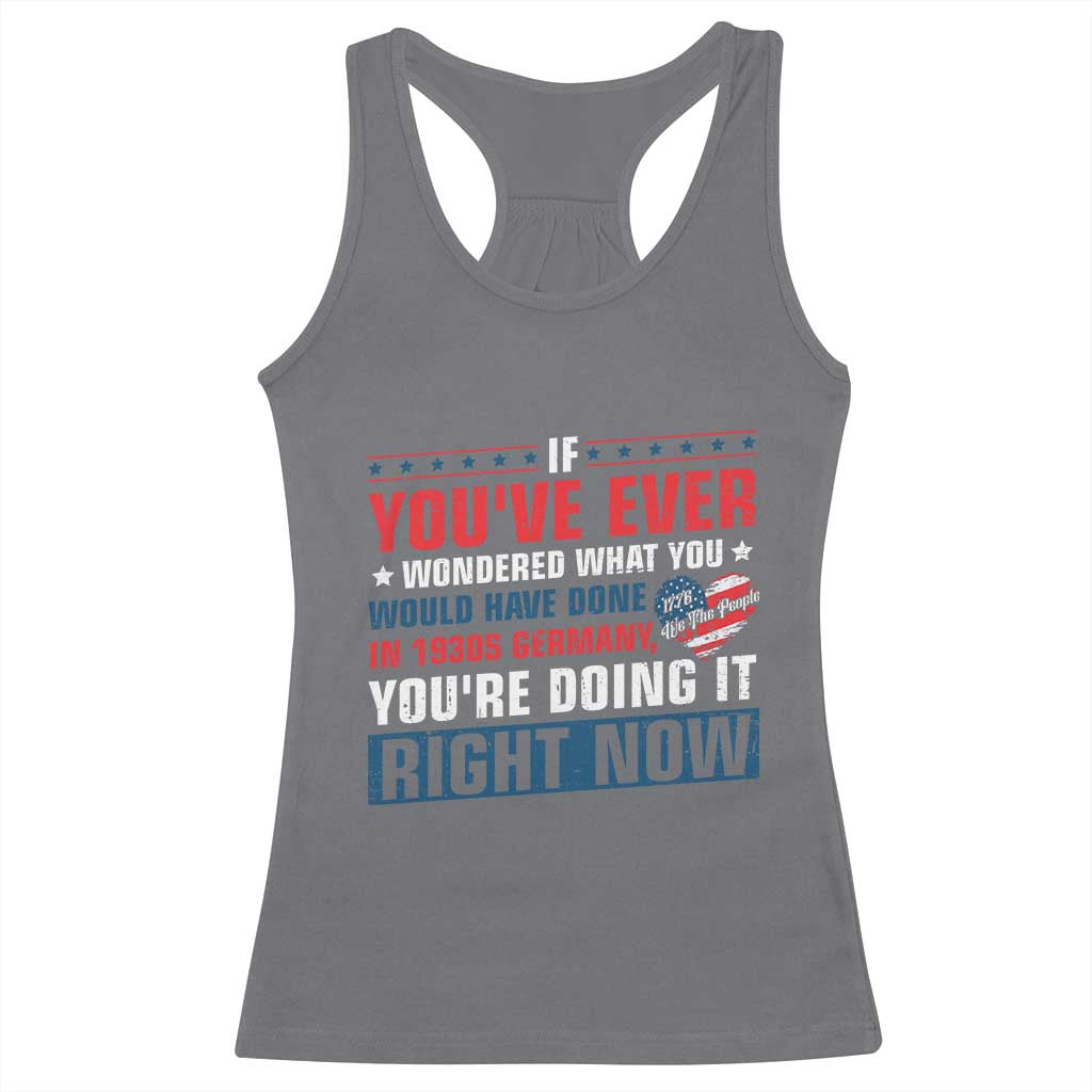 Anti Fascist Racerback Tank Top Political Activism Human Rights