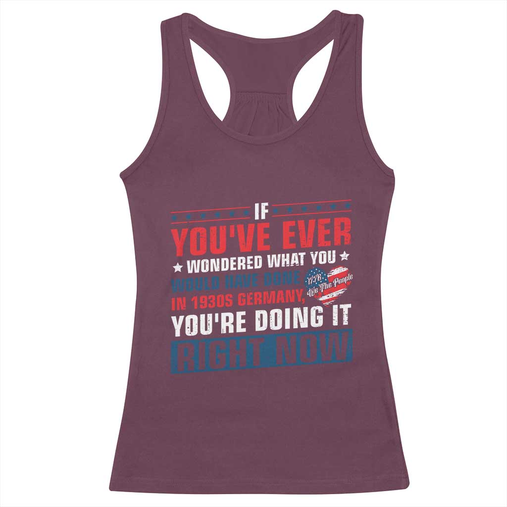 Anti Fascist Racerback Tank Top Political Activism Human Rights