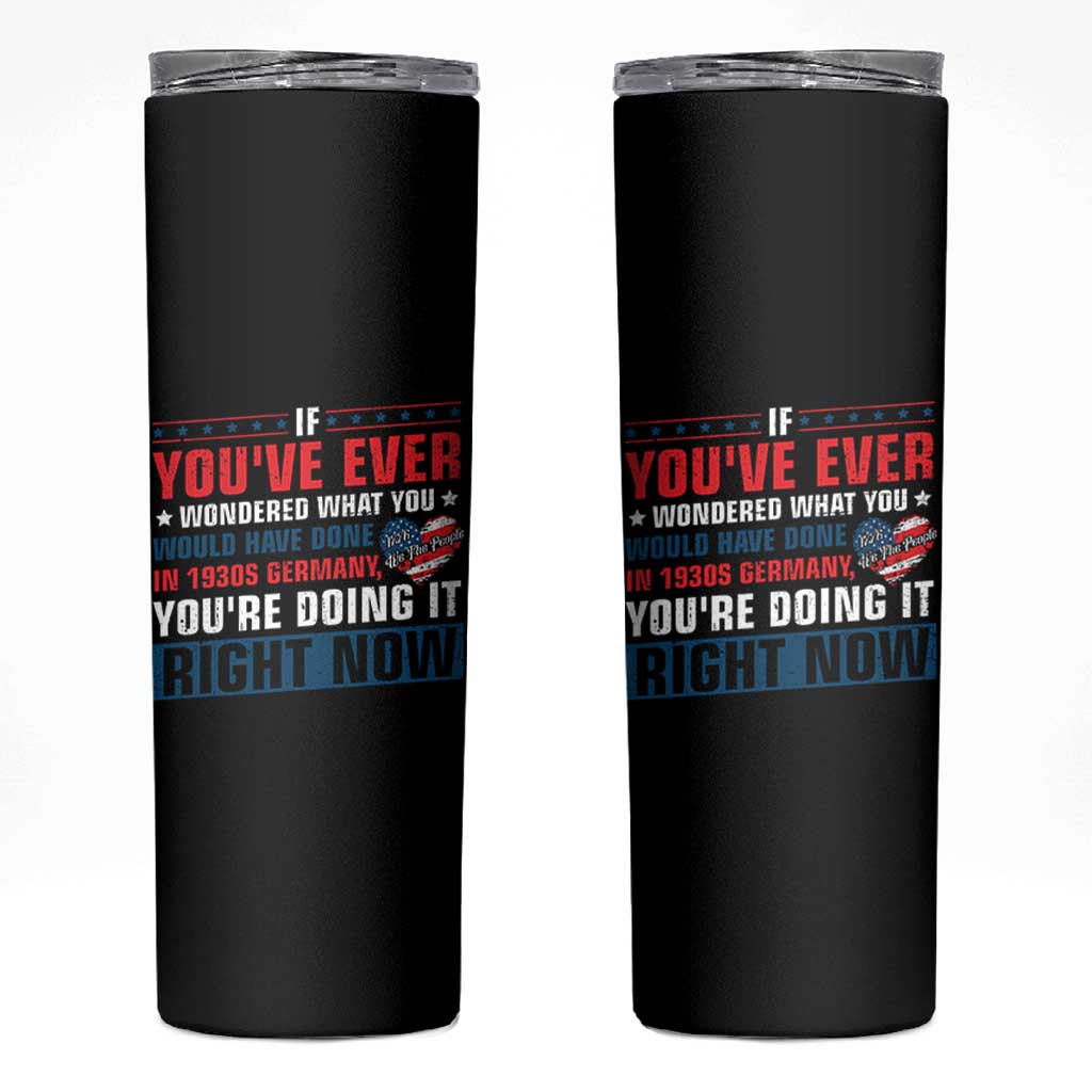 Anti Fascist Skinny Tumbler Political Activism Human Rights