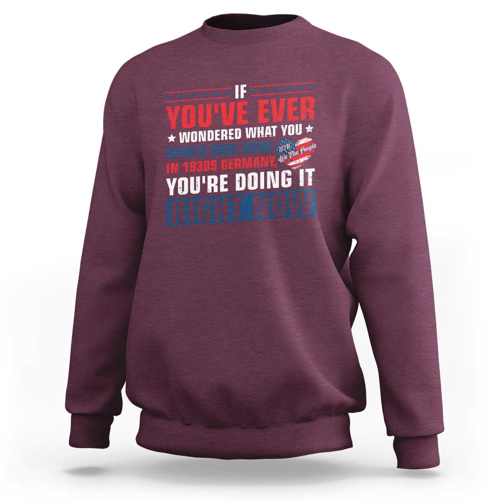 Anti Fascist Sweatshirt Political Activism Human Rights