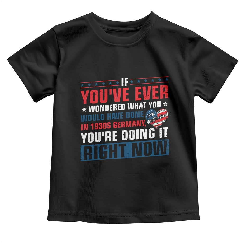 Anti Fascist Toddler T Shirt Political Activism Human Rights