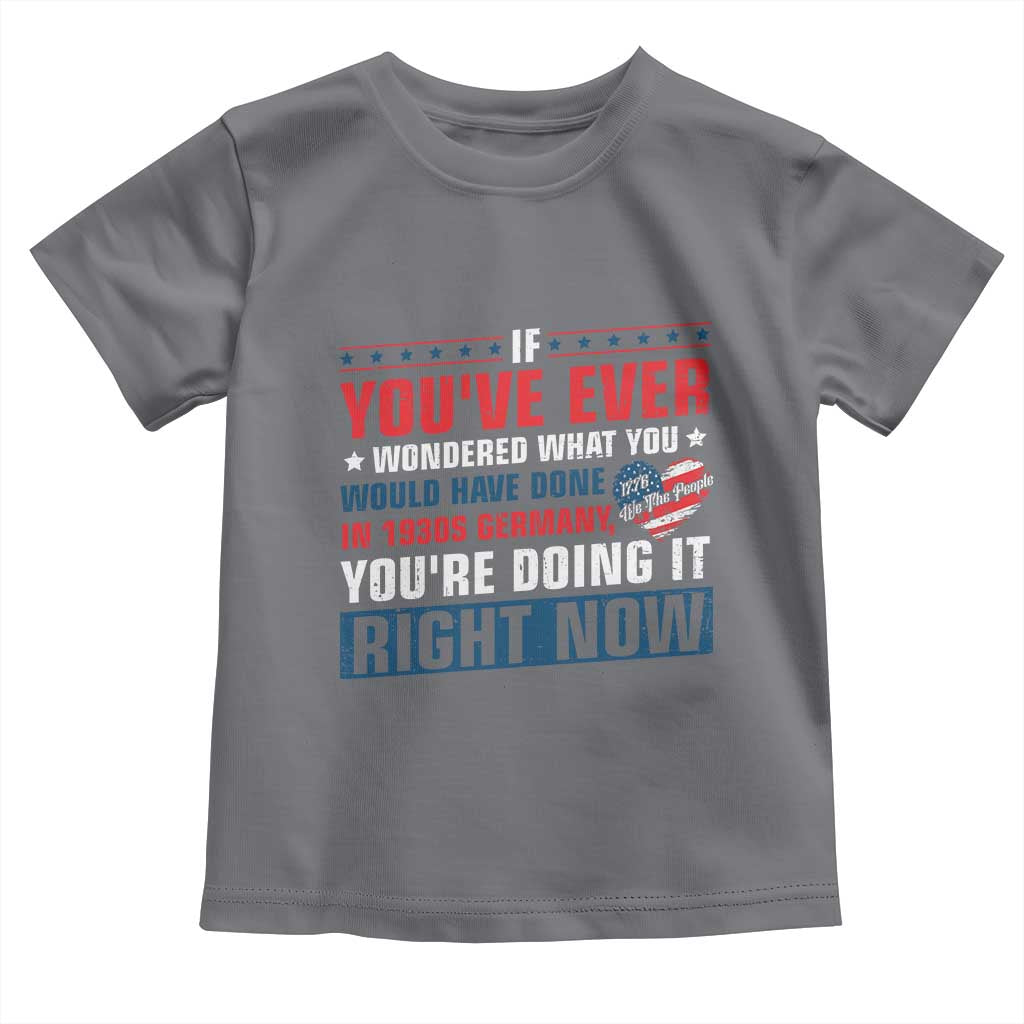Anti Fascist Toddler T Shirt Political Activism Human Rights