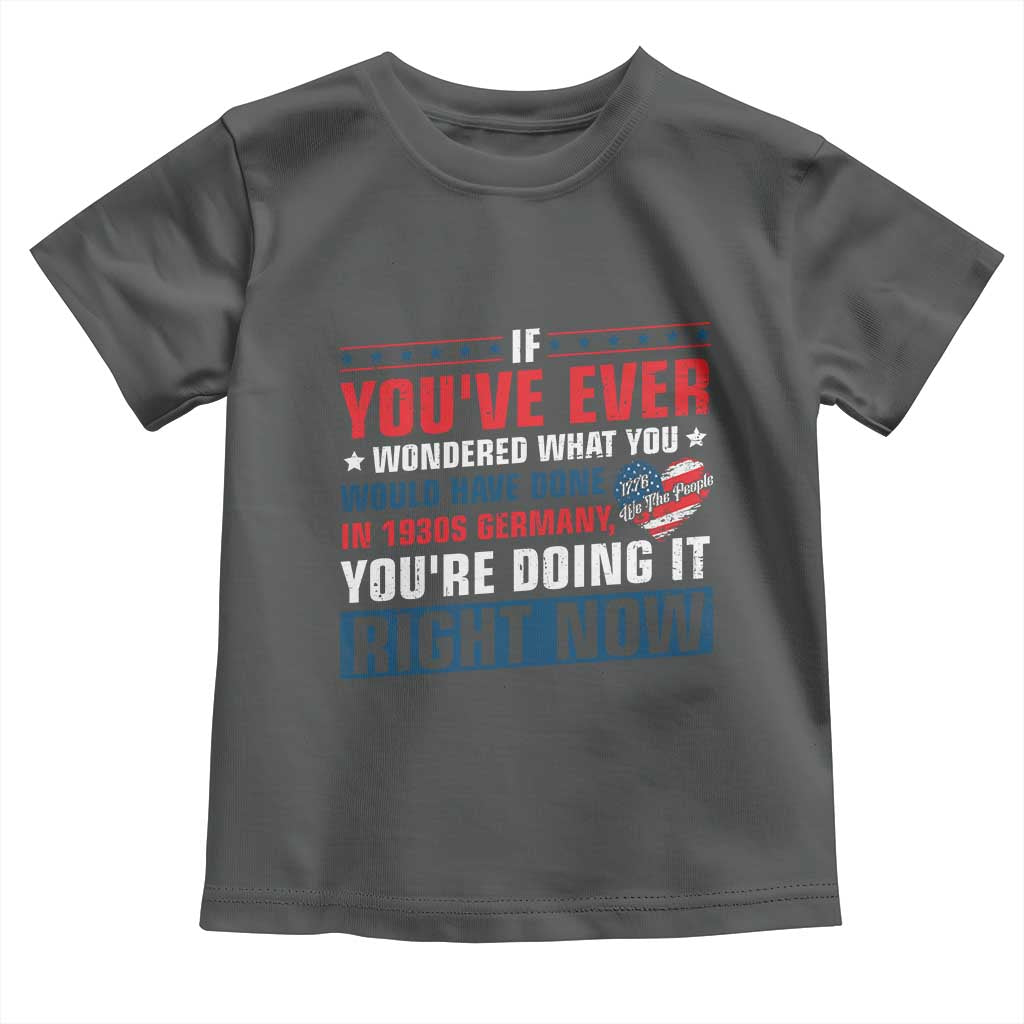 Anti Fascist Toddler T Shirt Political Activism Human Rights