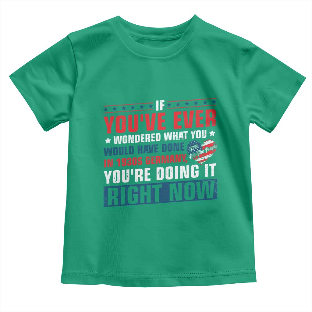 Anti Fascist Toddler T Shirt Political Activism Human Rights