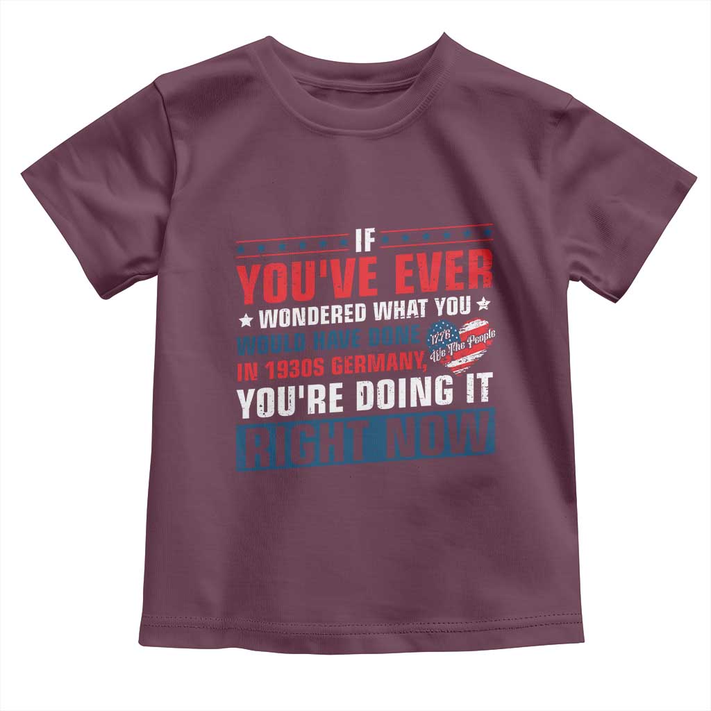 Anti Fascist Toddler T Shirt Political Activism Human Rights