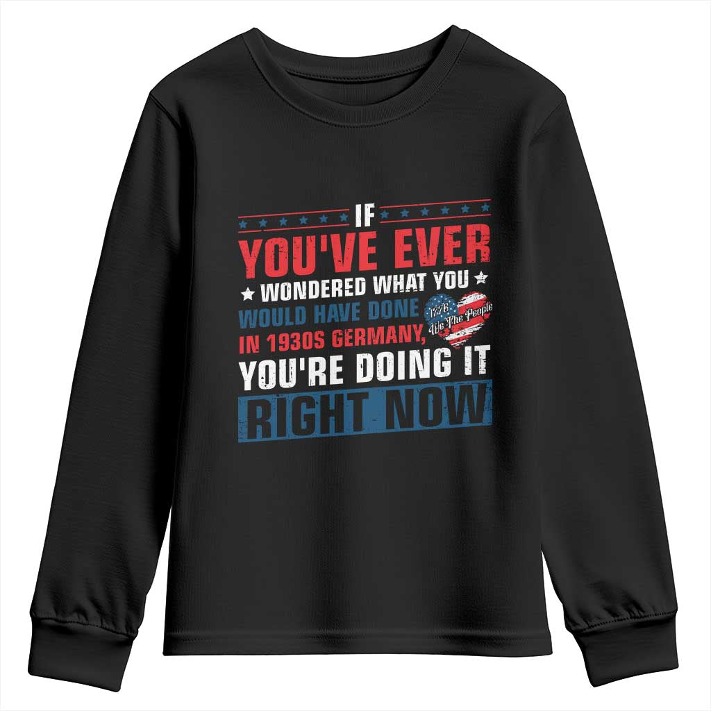 Anti Fascist Youth Sweatshirt Political Activism Human Rights