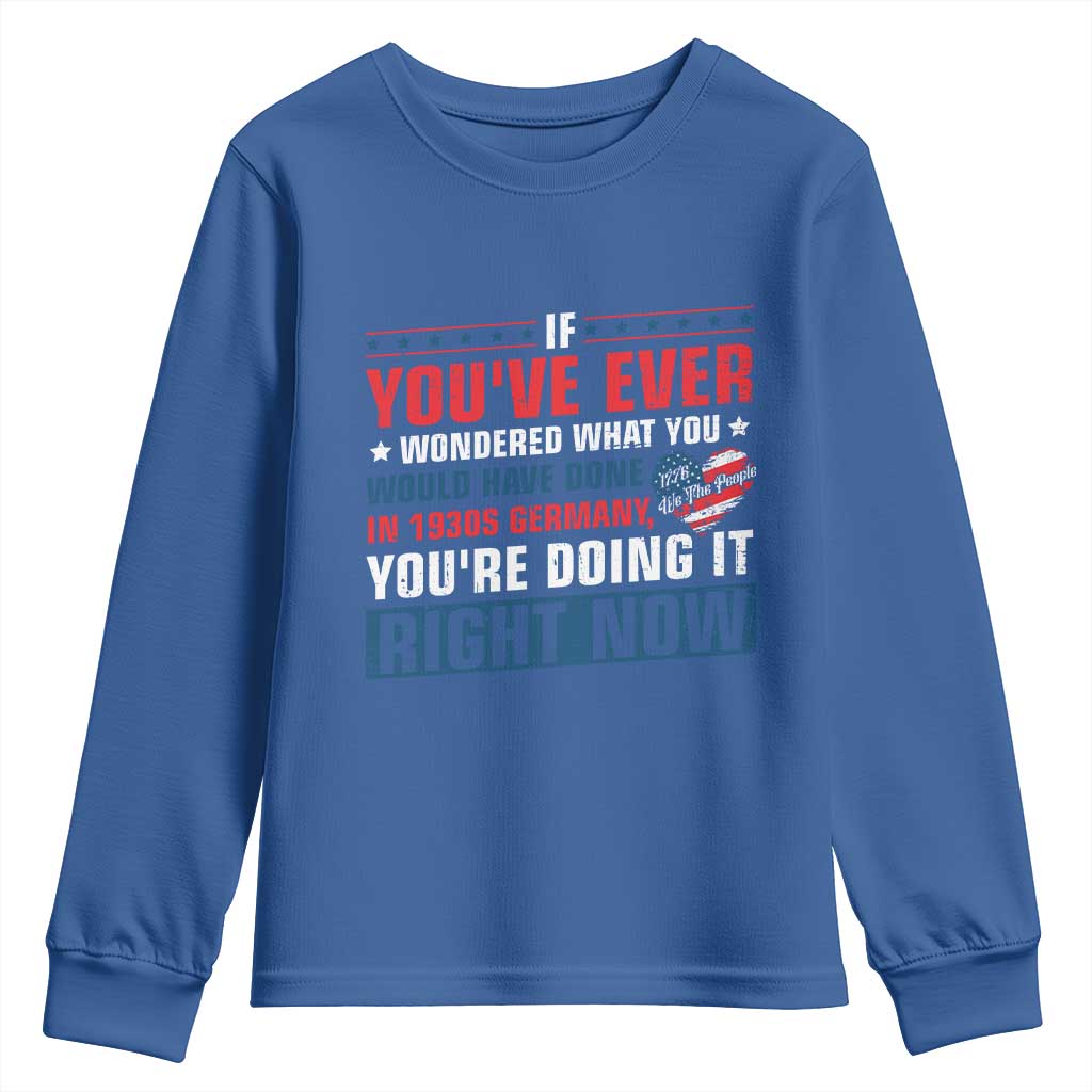 Anti Fascist Youth Sweatshirt Political Activism Human Rights