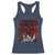 Retro 8647 Racerback Tank Top Vintage USA American Flag Skull