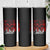 Retro 8647 Skinny Tumbler Vintage USA American Flag Skull