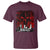 Retro 8647 T Shirt Vintage USA American Flag Skull