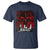 Retro 8647 T Shirt Vintage USA American Flag Skull