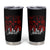 Retro 8647 Tumbler Cup Vintage USA American Flag Skull