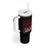 Retro 8647 Tumbler With Handle Vintage USA American Flag Skull