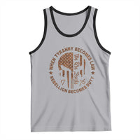 When Tyranny Becomes Law Rebellion Becomes Duty Tank Top We The People 1776 US Flag