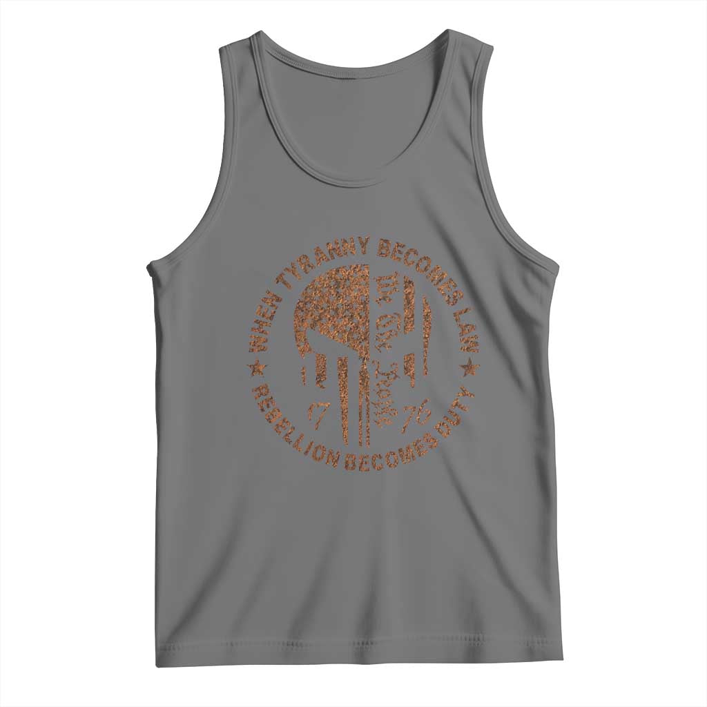 When Tyranny Becomes Law Rebellion Becomes Duty Tank Top We The People 1776 US Flag