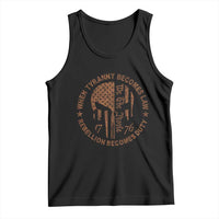 When Tyranny Becomes Law Rebellion Becomes Duty Tank Top We The People 1776 US Flag