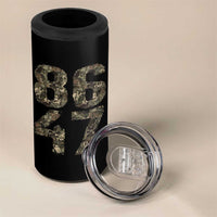 Retro 8647 4 in 1 Can Cooler Tumbler Vintage Camouflage Camo Skull