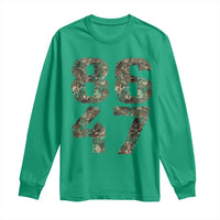Retro 8647 Long Sleeve Shirt Vintage Camouflage Camo Skull