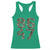 Retro 8647 Racerback Tank Top Vintage Camouflage Camo Skull
