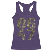 Retro 8647 Racerback Tank Top Vintage Camouflage Camo Skull