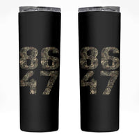 Retro 8647 Skinny Tumbler Vintage Camouflage Camo Skull