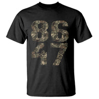 Retro 8647 T Shirt Vintage Camouflage Camo Skull