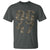 Retro 8647 T Shirt Vintage Camouflage Camo Skull