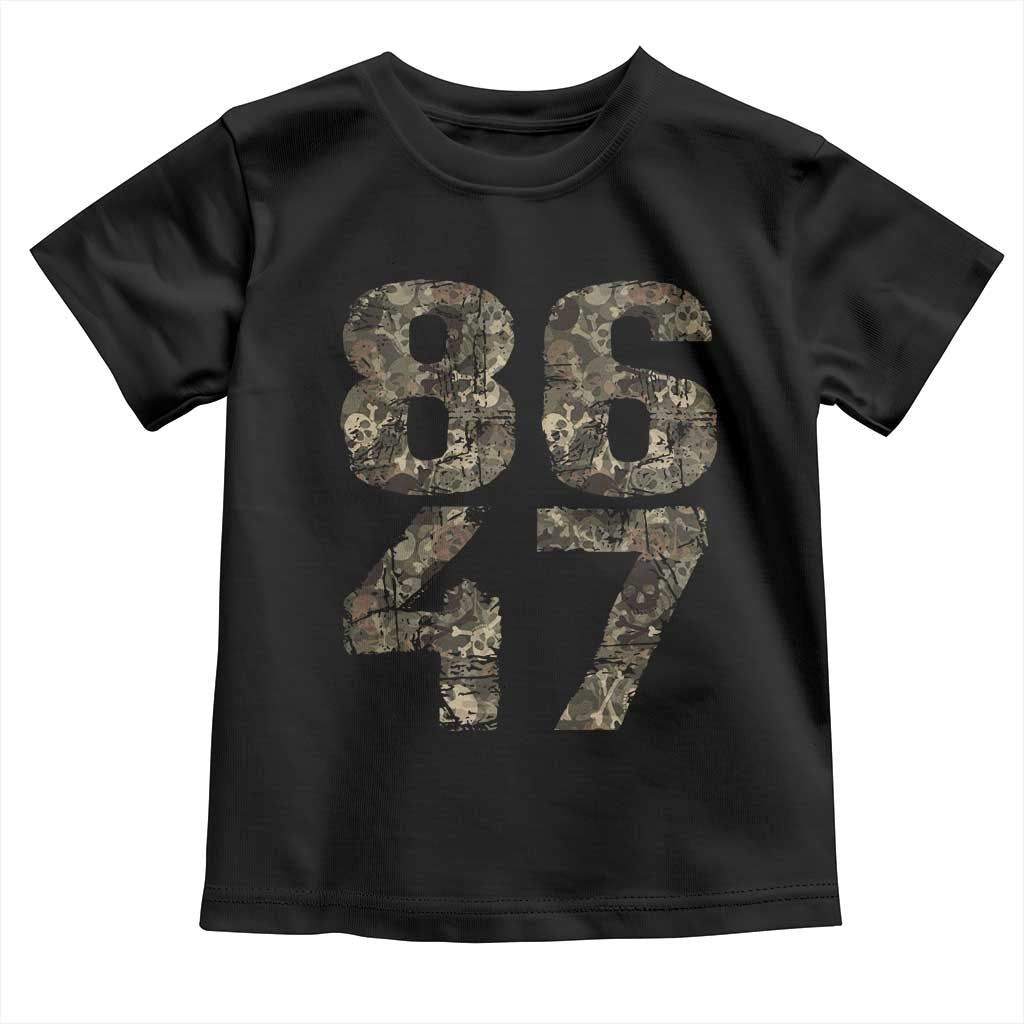 Retro 8647 Toddler T Shirt Vintage Camouflage Camo Skull
