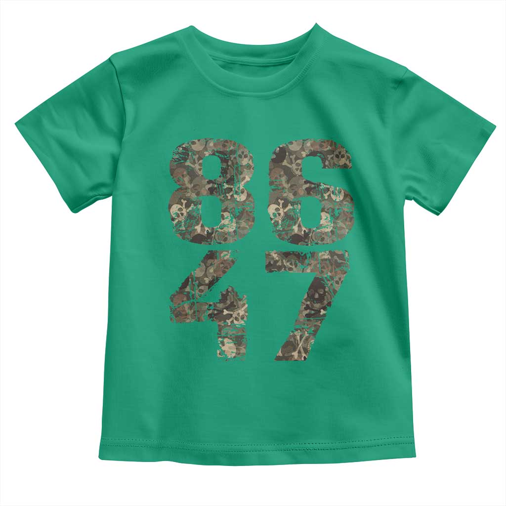 Retro 8647 Toddler T Shirt Vintage Camouflage Camo Skull