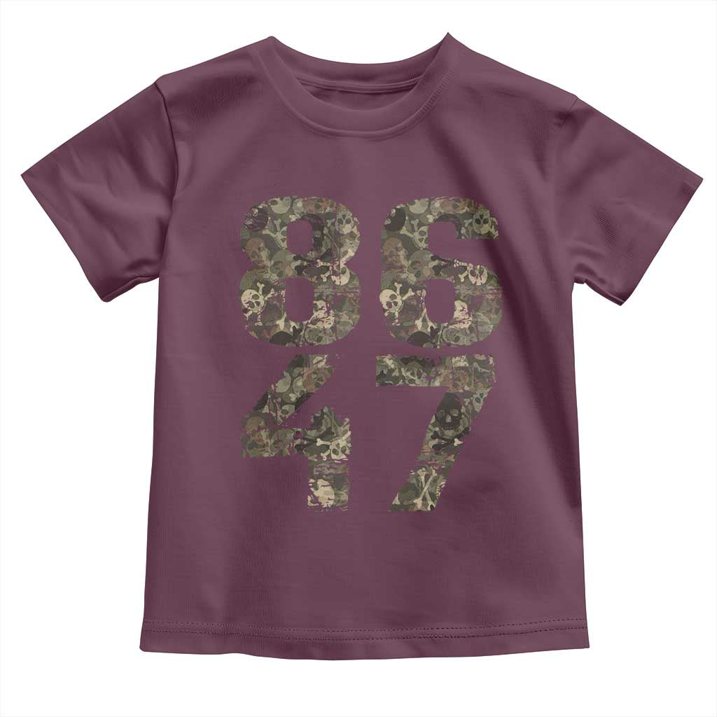 Retro 8647 Toddler T Shirt Vintage Camouflage Camo Skull