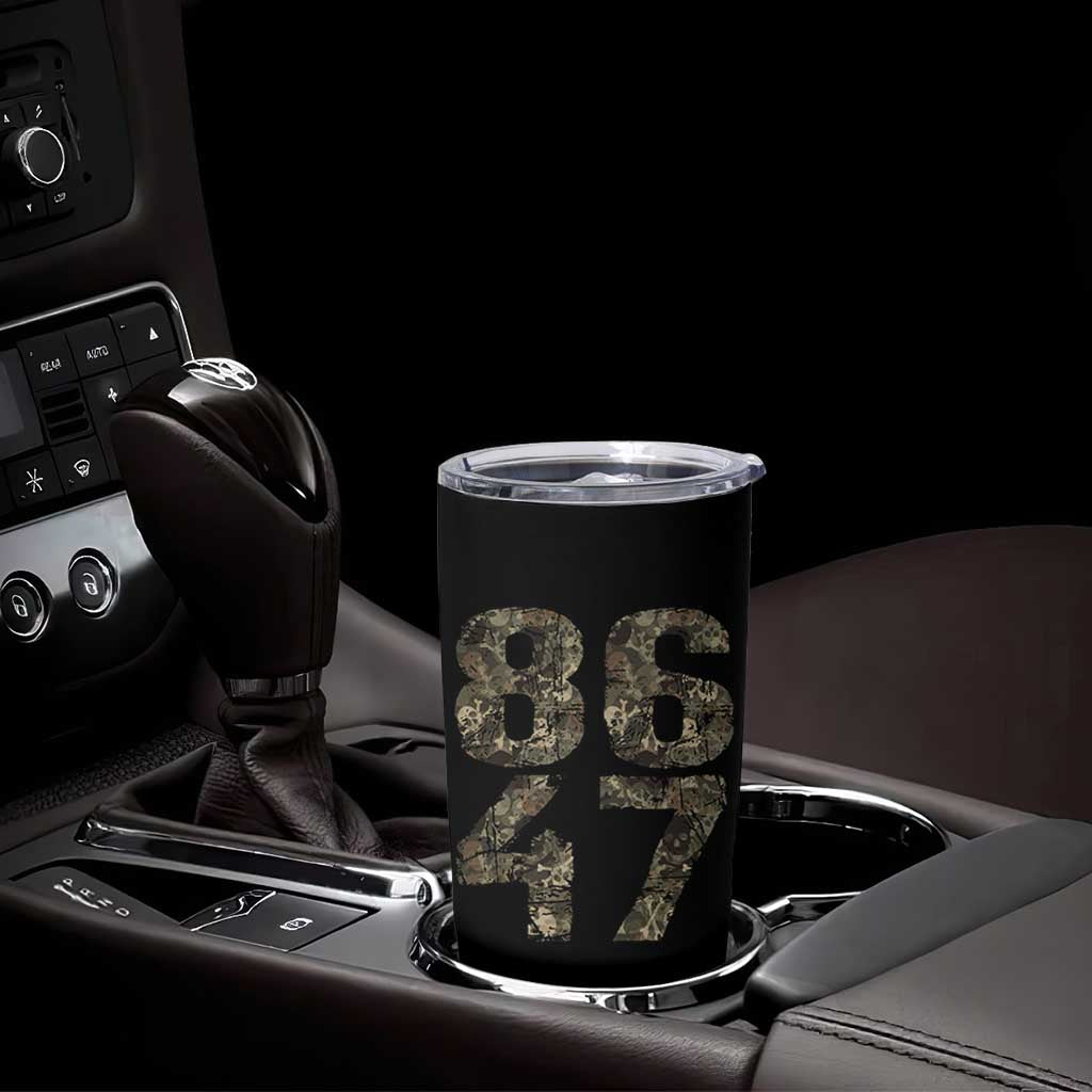 Retro 8647 Tumbler Cup Vintage Camouflage Camo Skull