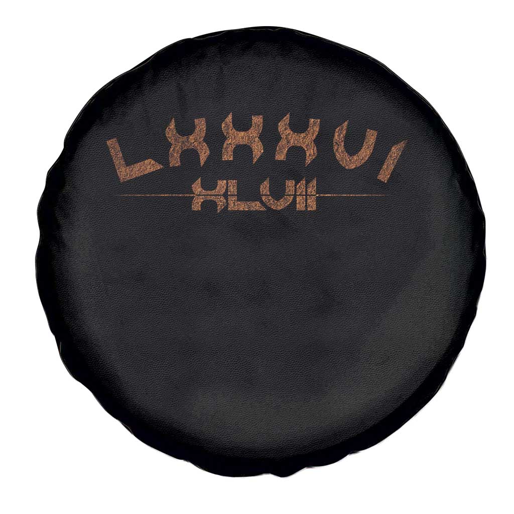 Retro 8647 Spare Tire Cover Roman Numerals LXXXVI XLVII 86 47 TS10
