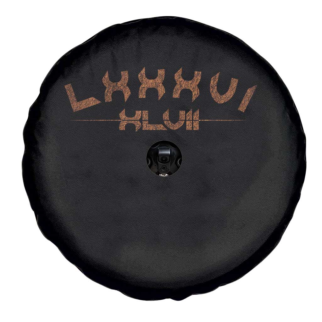 Retro 8647 Spare Tire Cover Roman Numerals LXXXVI XLVII 86 47 TS10