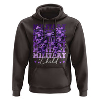 Military Child Coquette Bow Hoodie Purple Up Camo Kids Girls