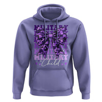 Military Child Coquette Bow Hoodie Purple Up Camo Kids Girls