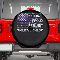 Military Kids Military Child Spare Tire Cover Camo American Flag USA Camouflage