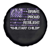 Military Kids Military Child Spare Tire Cover Camo American Flag USA Camouflage