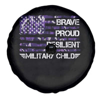 Military Kids Military Child Spare Tire Cover Camo American Flag USA Camouflage