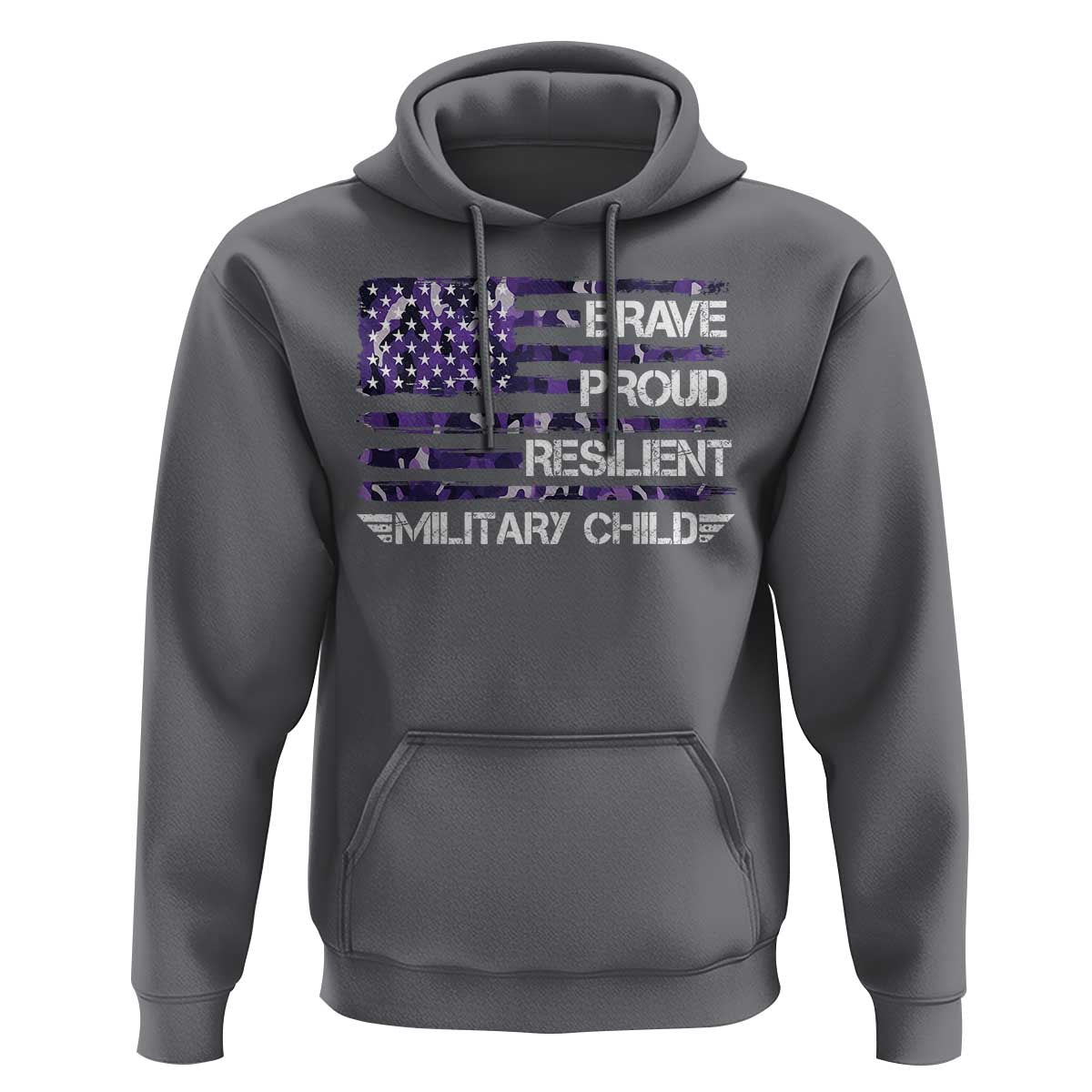 Military Kids Military Child Hoodie Camo American Flag USA Camouflage