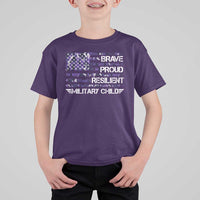 Military Kids Military Child T Shirt For Kid Camo American Flag USA Camouflage