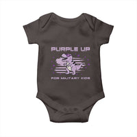 Purple Up For Military Kids Baby Onesie Military Child Month Army Dinosaur Dino