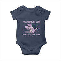 Purple Up For Military Kids Baby Onesie Military Child Month Army Dinosaur Dino