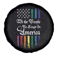 We The People No Kings In America Spare Tire Cover LGBTQ Rainbow USA Flag Gay Pride LGBT Ally